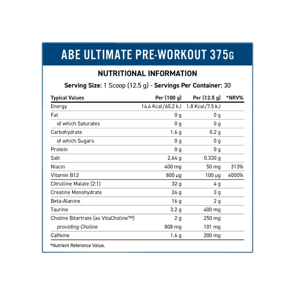 Applied Nutrition ABE Pre-Workout Nutritionals Protein Superstore