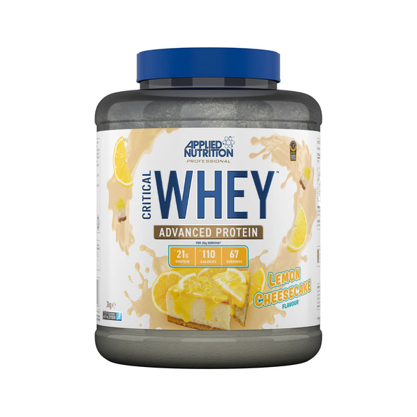 Applied Nutrition Critical Whey 2kg Lemon Cheesecake Protein Superstore