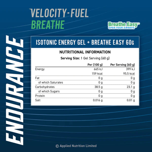 Applied Nutrition Endurance Isotonic Breathe Gel Nutritionals Protein Superstore