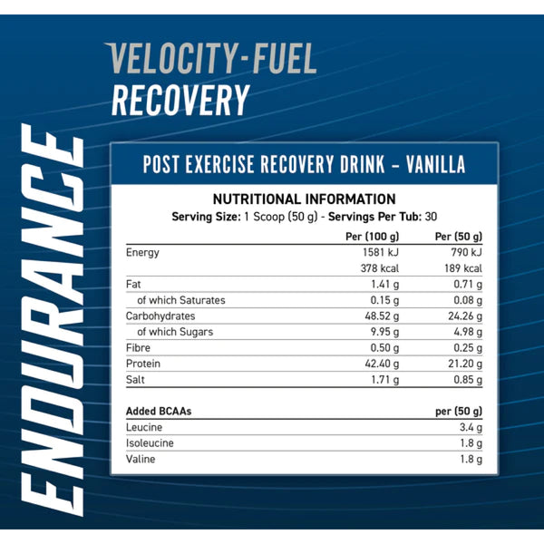 Applied Nutrition Endurance Post Exercise Recovery Drink 1.5kg Nutritionals 1 Protein Superstore
