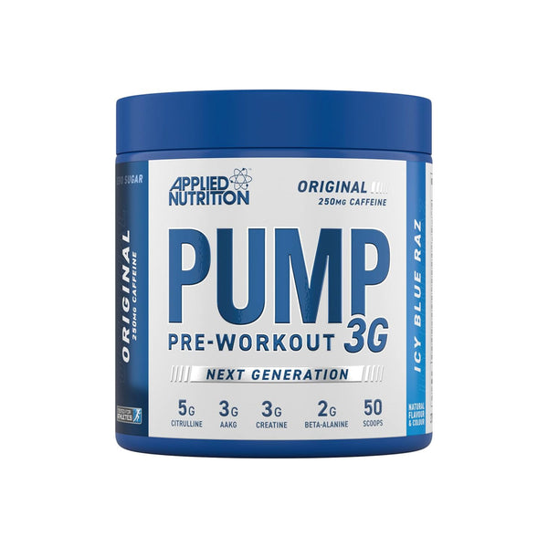 Applied Nutrition Pump 3G Pre Workout Icy Blue Raz Protein Superstore