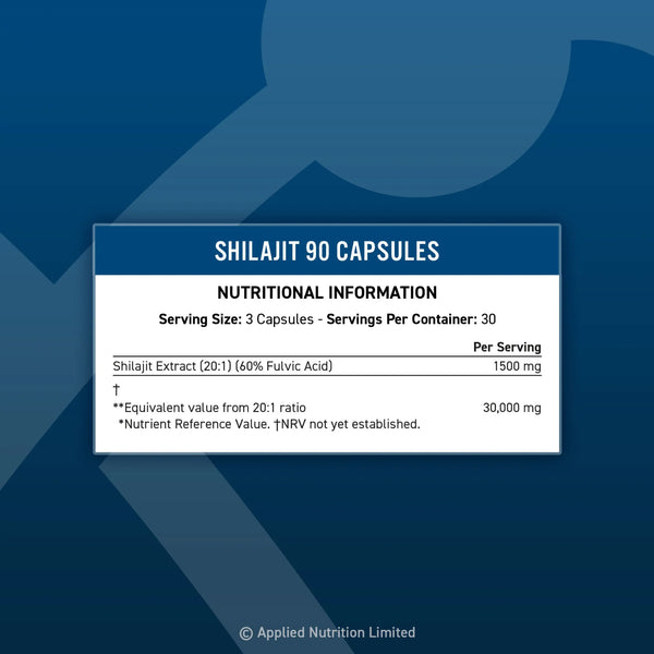 Applied Nutrition Shilajit 90 Caps Nutritionals Protein Superstore