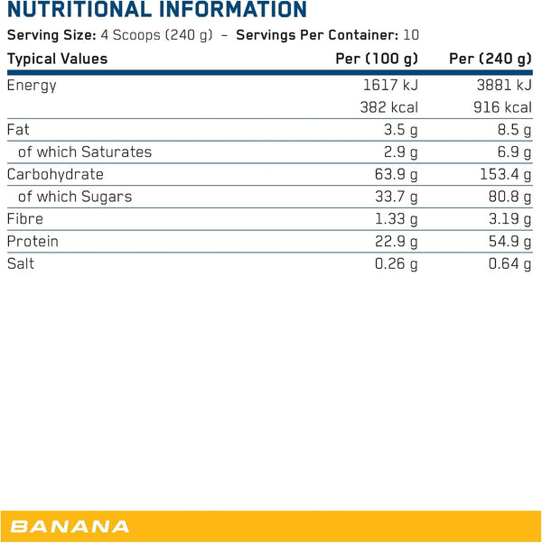 Applied Nutrition Critical Mass Original 2.4kg Nutritionals Protein Superstore
