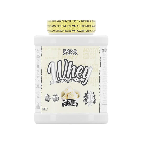 DNA Sports Advanced Whey Protein 2kg Vanilla Ice Cream Protein Superstore