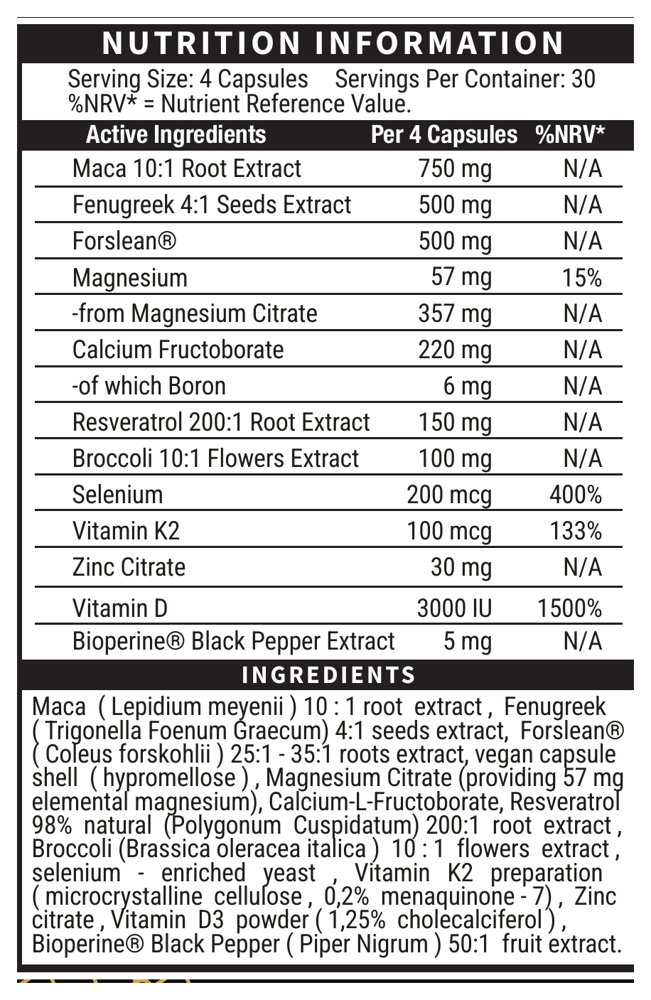 Black Amber Test 365 x120 capsules