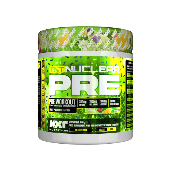 NXT TNT Nuclear Pre Workout 240g Fruit Pastilles Protein Superstore