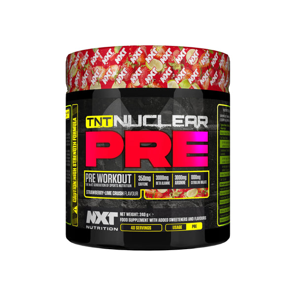 NXT TNT Nuclear Pre Workout 240g Strawberry Lime Crush Protein Superstore