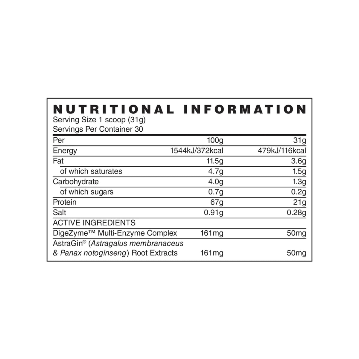 Naughty Boy Winter Soldier Vegan 100 Protein - 930g Nutritionals