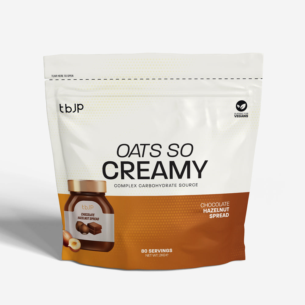 Trained by JP Oats So Creamy 2kg Chocolate Hazelnut Spread pouch