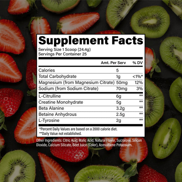 Raw Nutrition Bum Essential Performance 618g Non Stim Pre-Workout Nutritionals Protein Superstore