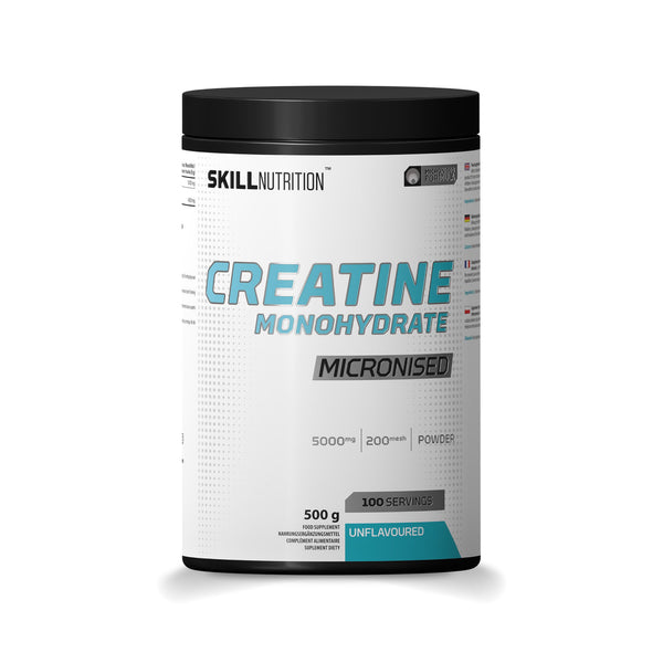 Skill Nutrition Micronised Creatine Monohydrate Unflavoured 500g