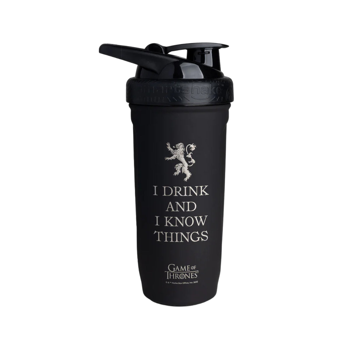 SmartShake Reforce Stainless Steel Game of Thrones Shaker I Drink and Know Things