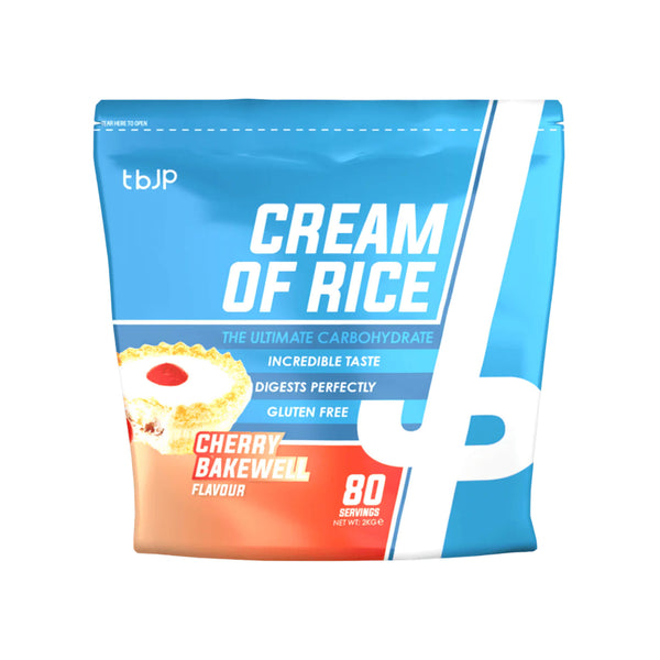 Trained by JP Cream of Rice 2kg Cherry Bakewell Protein Superstore