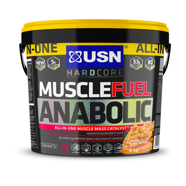 USN Muscle Fuel Anabolic 4kg - Caramel Peanut Butter