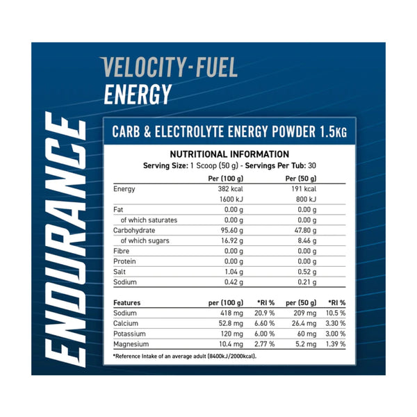 Applied Nutrition Endurance Velocity Fuel Energy Nutritionals Protein Superstore