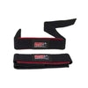 Gorilla Wear Padded Lifting Straps Black / Red  Protein Superstore
