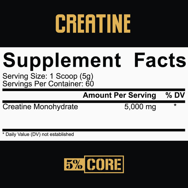 5% Nutrition Creatine Core Series 300g Nutritionals Protein Superstore