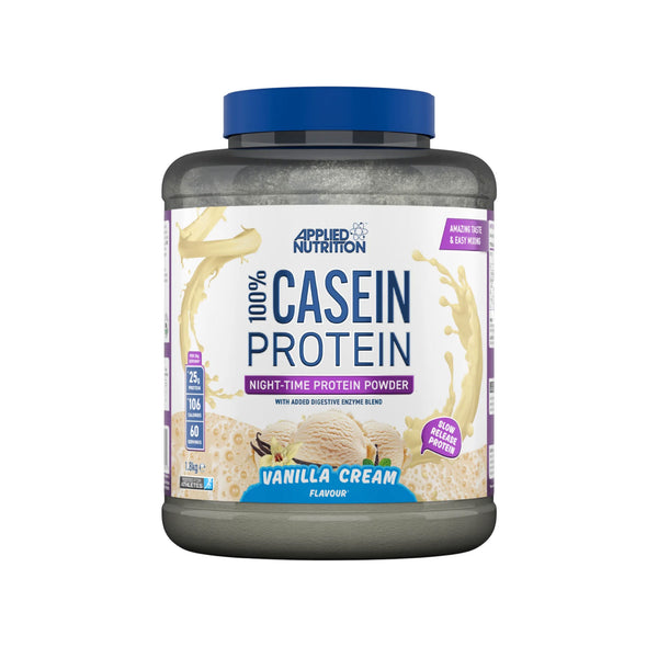 Applied Nutrition 100% Casein 1.8kg Vanilla Cream Protein Superstore