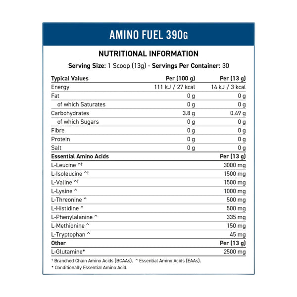 Applied Nutrition Amino Fuel 390g Nutritionals Protein Superstore