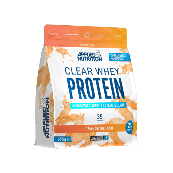 Applied Nutrition Clear Whey Protein 875g Orange Squash Protein Superstore