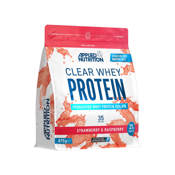 Applied Nutrition Clear Whey Protein 875g Strawberry & Raspberry Protein Superstore
