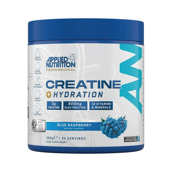 Applied Nutrition Creatine + Hydration 360g Blue Raspberry Protein Superstore