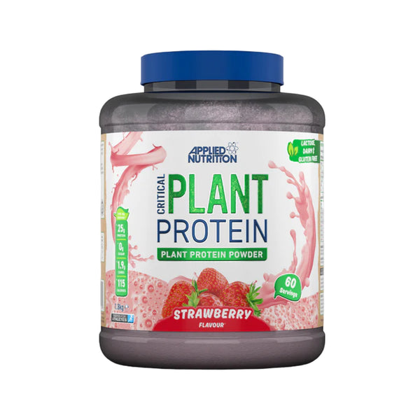 Applied Nutrition Critical Plant Protein 1.8kg Strawberry Protein Superstore