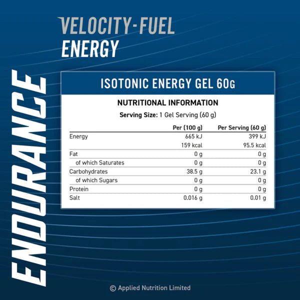 Applied Nutrition Endurance Isotonic Energy Gel Nutritionals Protein Superstore