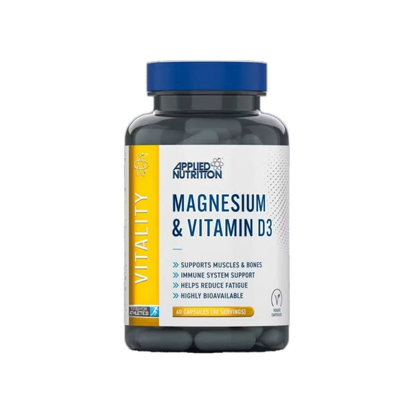 Applied Nutrition Magnesium & Vitamin D3 - 60 caps Protein Superstore