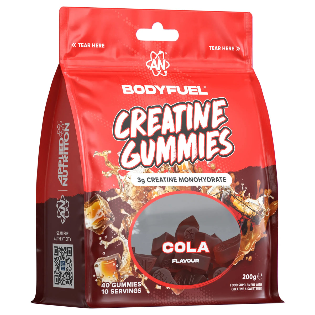Applied Nutrition Body Fuel Creatine Gummies 40 Gummies Protein Superstore