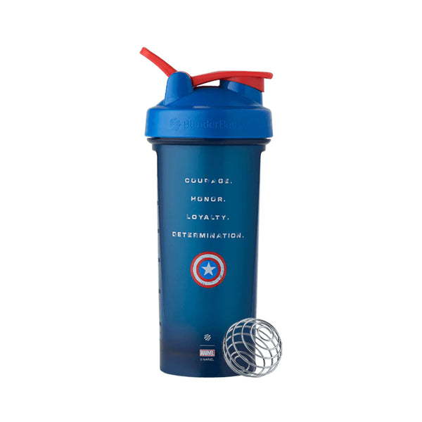 Blenderbottle Pro28 Tritan Marvel Shaker Captain America Courage Protein Superstore