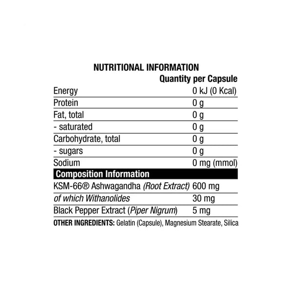 Chaos Crew KSM-66 Ashwagandha 60 Caps Nutritionals Protein Superstore