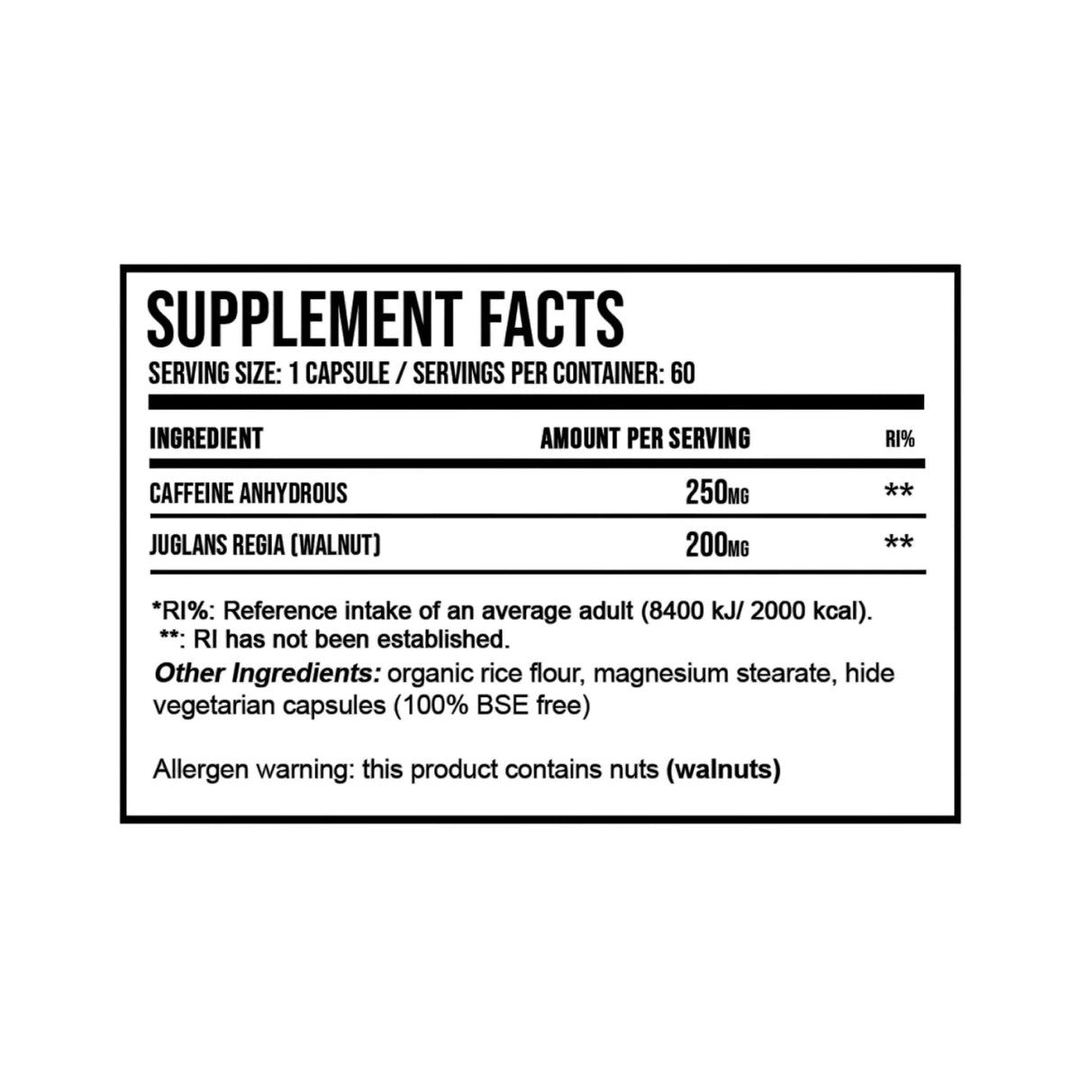 DNA Sports Stim Plus 60 caps Nutritionals