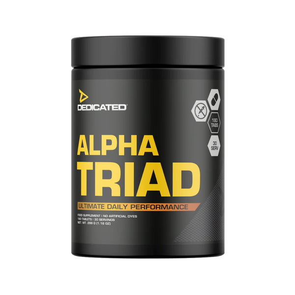 Dedicated Nutrition Alpha Triad 180 tabs Protein Superstore
