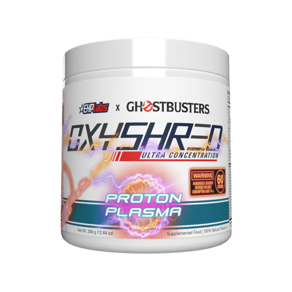 EHP Labs OxyShred x Ghostbusters Proton Plasma Protein Superstore