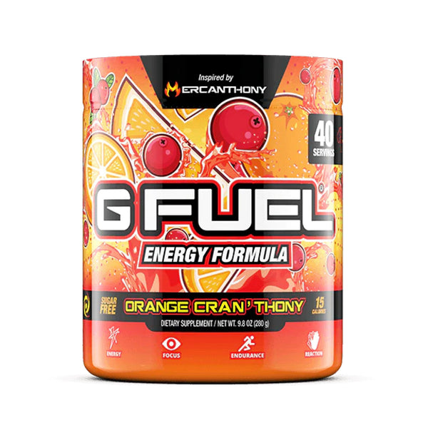 G Fuel Gaming Energy Drink Orange Cranthony Protein Superstore