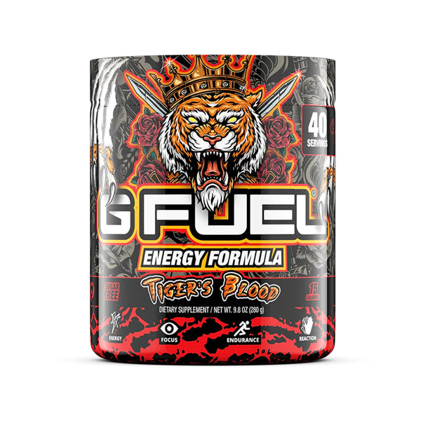 G Fuel Gaming Energy Drink Tiger's Blood Protein Superstore