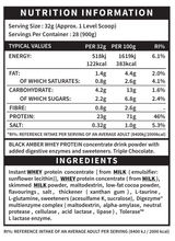 Black Amber Whey Protein Powder