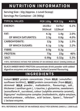 Black Amber Whey Protein Powder