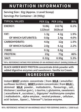 Black Amber Whey Protein Powder