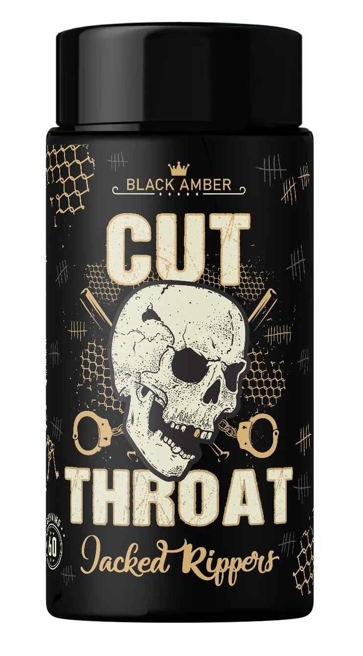 Black Amber Cut Throat 120 capsules