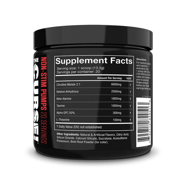 JNX Sports The Curse! Non-Stim Pump Nutritionals Protein Superstore