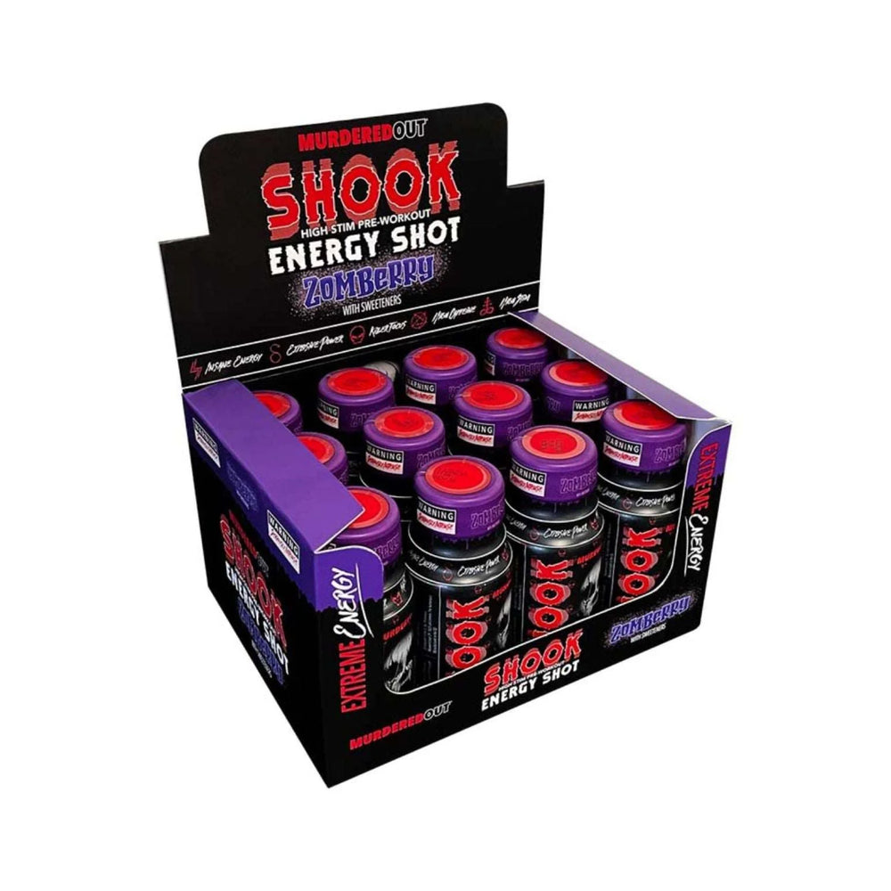 Murdered Out Shook Pre-Workout Shot 12 x 60ml Box
