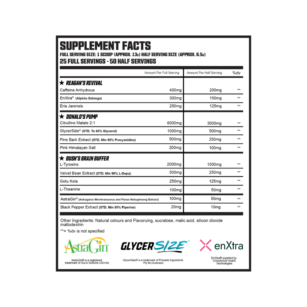 NMP Presidential Pre-Workout 350g