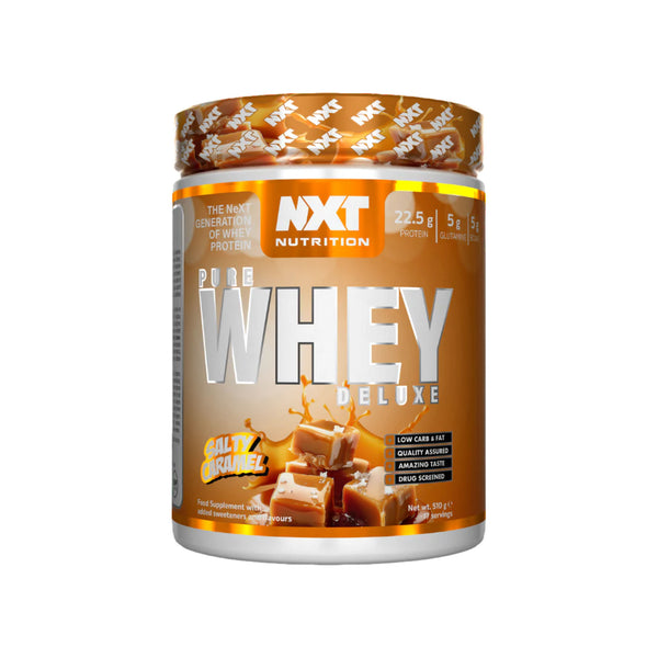 NXT Nutrition Pure Whey Deluxe 510g Salty Caramel Protein Superstore