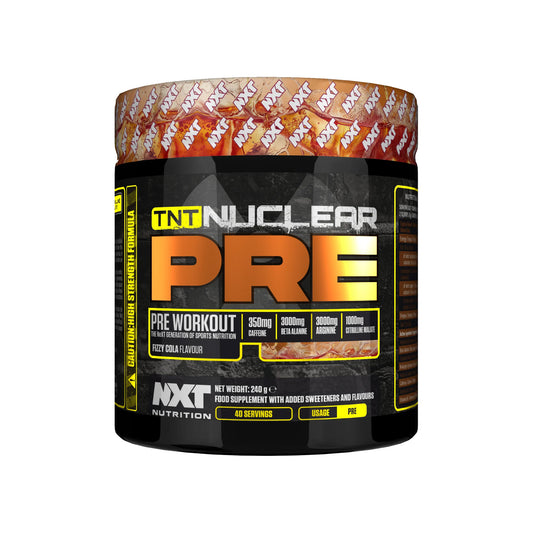 NXT TNT Nuclear Pre Workout 240g Fizzy Cola