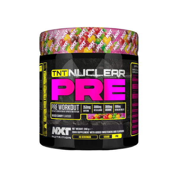 NXT TNT Nuclear Pre Workout 240g Mixed Candy Protein Superstore