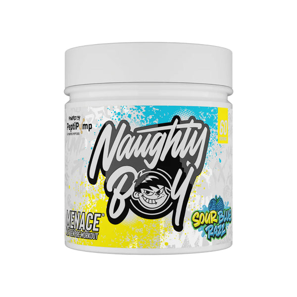 Naughty Boy Menace V2 420g Sour Blue Razz Protein Superstore
