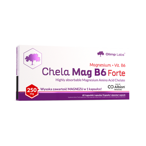 Olimp Chela-Mag B6 Forte 60 capsules — manufacturer product image