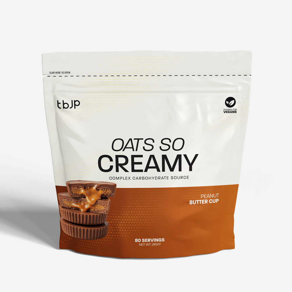 Trained by JP Oats So Creamy 2kg Peanut Butter Cup pouch